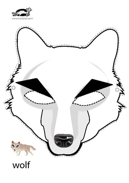 big bad wolf printable mask